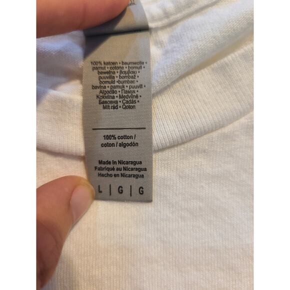 Gildan large women's white graphic tee - Picture 5 of 7